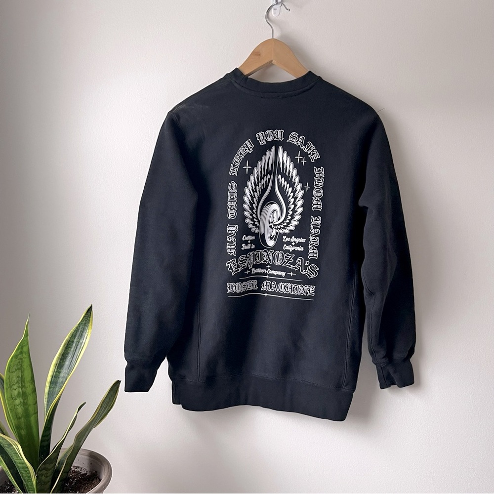 Black Graphic Sweatshirt